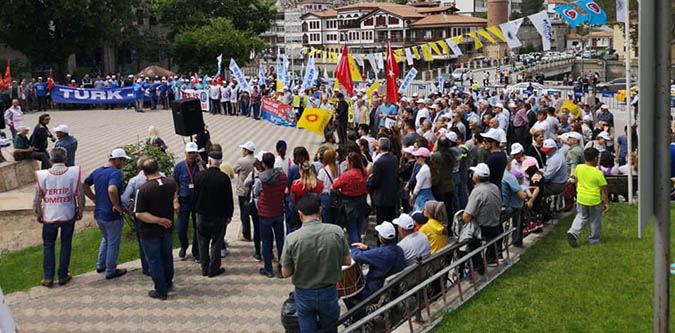1 Mayıs İşçi ve Emekçi Bayramı Amasya'da kutlandı