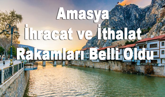 Amasya İhracat ve İthalat Rakamları Belli Oldu