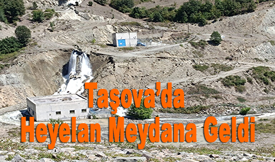 Taşova’da Heyelan Meydana Geldi