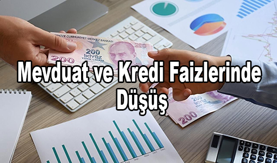 Mevduat ve Kredi Faizlerinde Düşüş