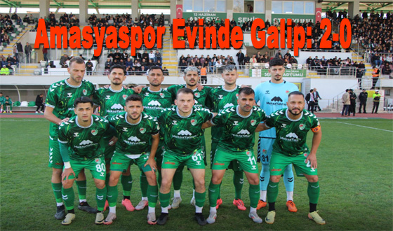 Amasyaspor Evinde Galip: 2-0