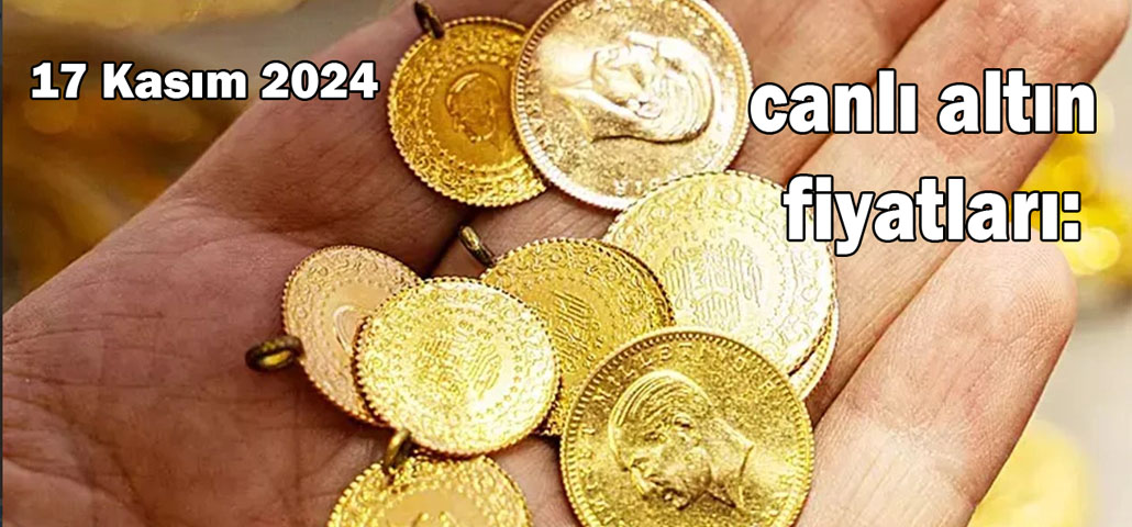 17 Kasım 2024 canlı altın fiyatları: