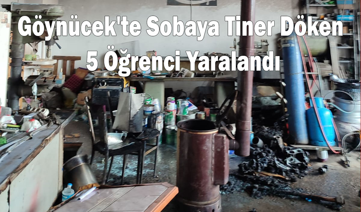 Göynücek'te Sobaya Tiner Döken 5 Öğrenci Yaralandı