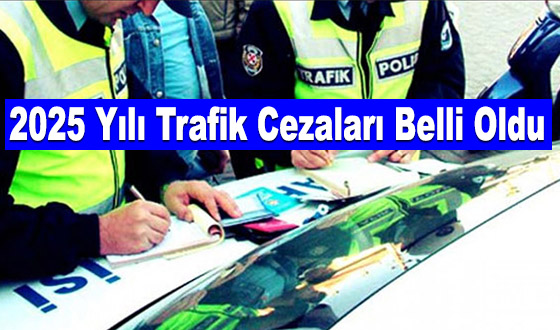 2025 Yılı Trafik Cezaları Belli Oldu