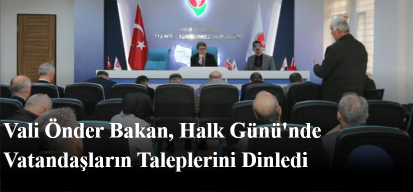 Vali Önder Bakan, Halk Günü'nde Vatandaşların Taleplerini Dinledi