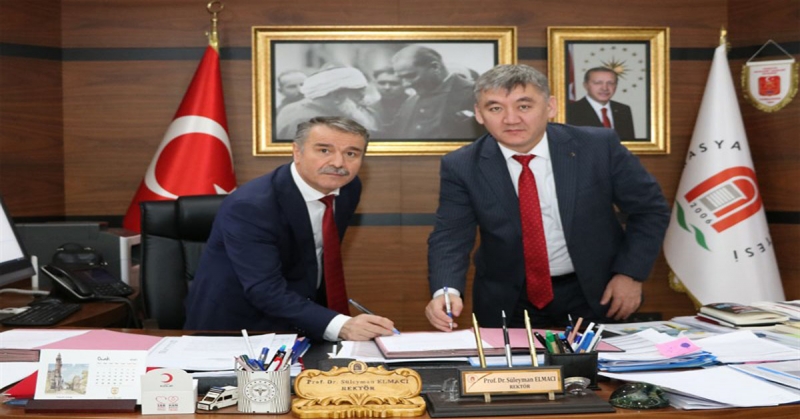 Amasya Üniversitesi ile Kırgızistan Osh Devlet Üniversitesi Arasında Protokol İmzalandı