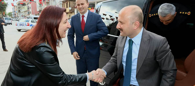 Amasya Valisi  Osman VAROL'dan Zehra ÖZYOL'a ziyaret