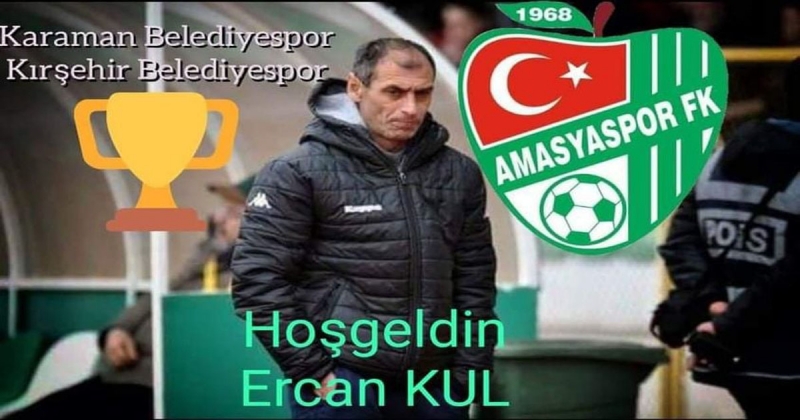 Amasyaspor Teknik Direktör Ercan Kul İle Anlaştı
