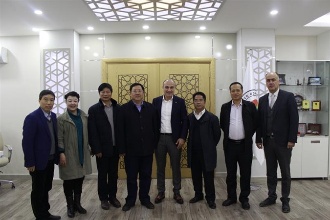 Başkan Murat Kırlangıç'a Çin 'JİANGXİ' heyetinden ziyaret