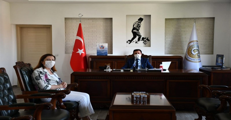 Başkan Özyol'dan, Kaymakam Fırat'a Ziyaret