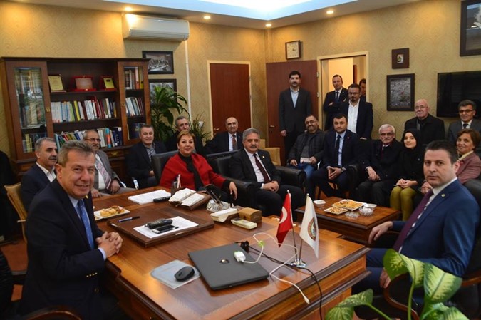 CHP ve İYİ Parti Heyetinden Amasya Barosu'na Ziyaret