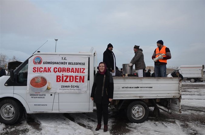 Gümüşhacıköy Belediyesinden 'Sıcak Çorbanız Bizden' Projesi