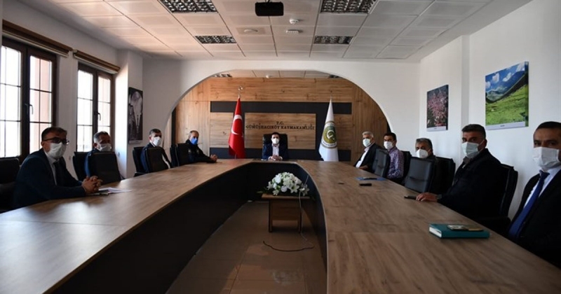 Gümüşhacıköy Nisan Ayı Güvenlik Ve Muhtarlar Toplantısı Gerçekleştirildi