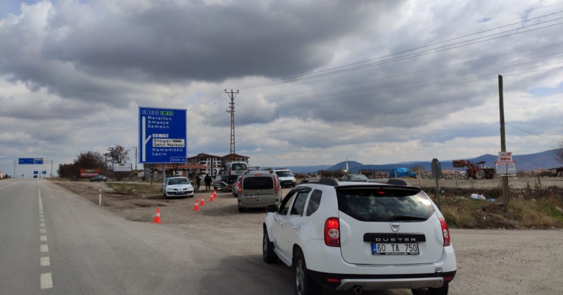 Gümüşhacıköy'de Trafik Denetimleri Devam Ediyor