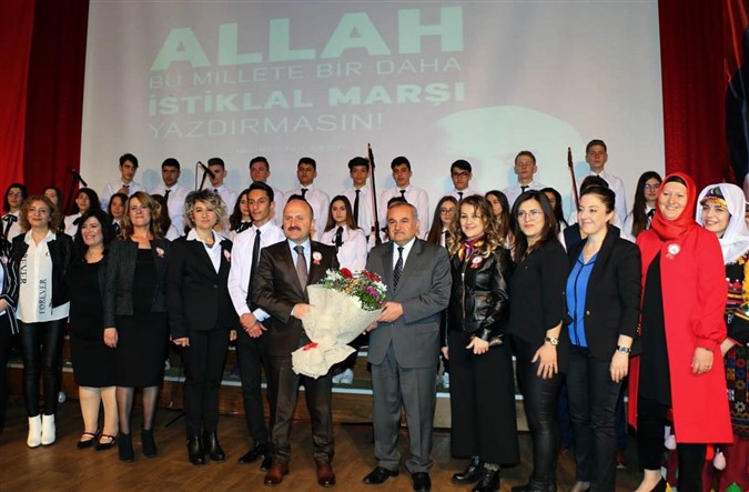 İstiklal Marşının Kabulünün 98. Yıl Dönümü Kutlama Programı Düzenlendi