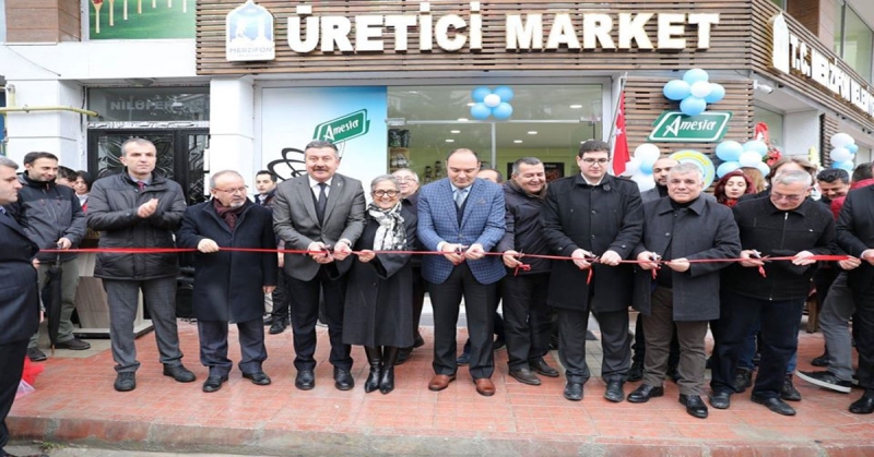 Merzifon Belediyesi’ne Ait Üretici Market Açıldı