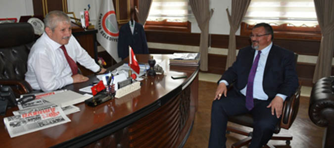 Milletvekili Mustafa Tuncer'den Belediye Başkanı Sarıya Ziyaret