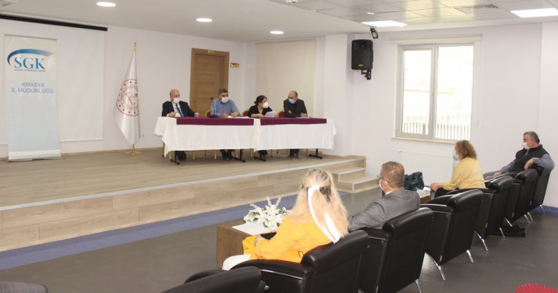 SGK Amasya İl Müdürlüğü Yetkilileri İle Toplantı Gerçekleştirildi