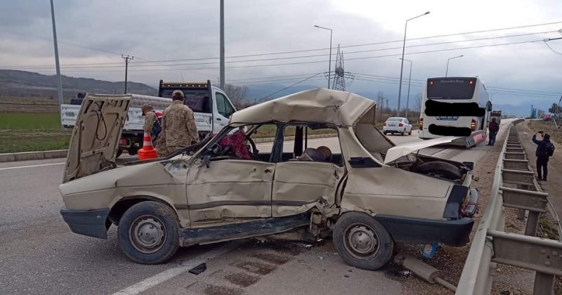 Suluova’da Trafik Kazası, Bir Kişi Hayatını Kaybetti