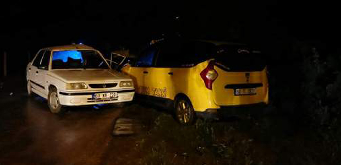 Tokat'ta taksi ile otomobil çarpıştı: 6 yaralı