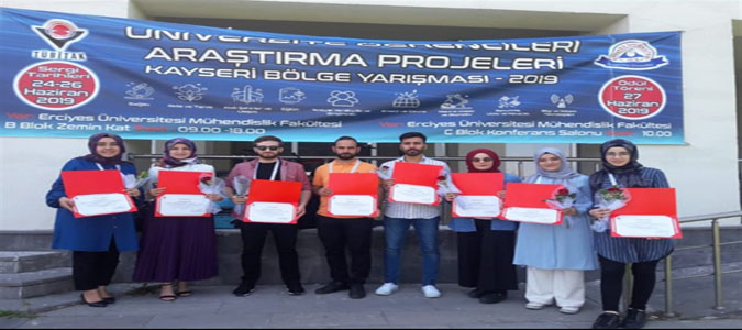 TÜBİTAK'tan Amasya Üniversitesi Öğrencilerine 3 Ödül Birden