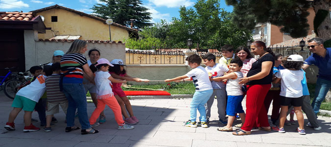 Unutulan Çocuk Oyunları Merzifon'da Hayat Buldu