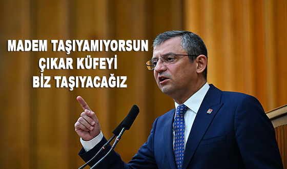 MADEM TAŞIYAMIYORSUN ÇIKAR KÜFEYİ BİZ TAŞIYACAĞIZ